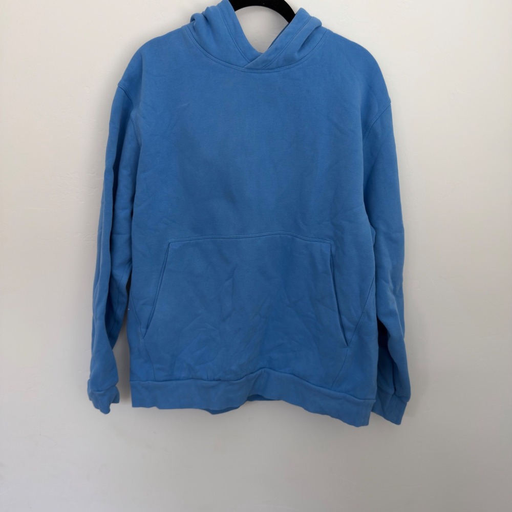 Lululemon Steady State Hoodie Mens M Blue Pullover Sweatshirt LM3FMOS